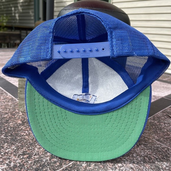 Vintage Milwaukee Brewers Annco MLB Mesh Trucker Snapback Hat Cap - Picture 7 of 9